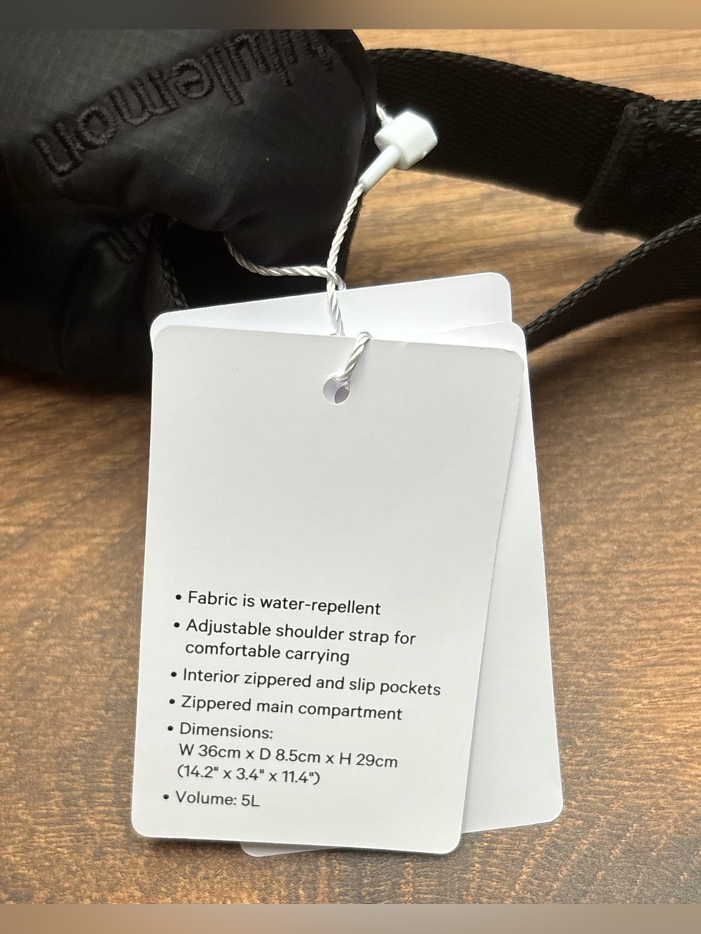 NWT Lululemon Quilty Pleasures Shoulder Bag Mini In Black - Picture 10 of 10